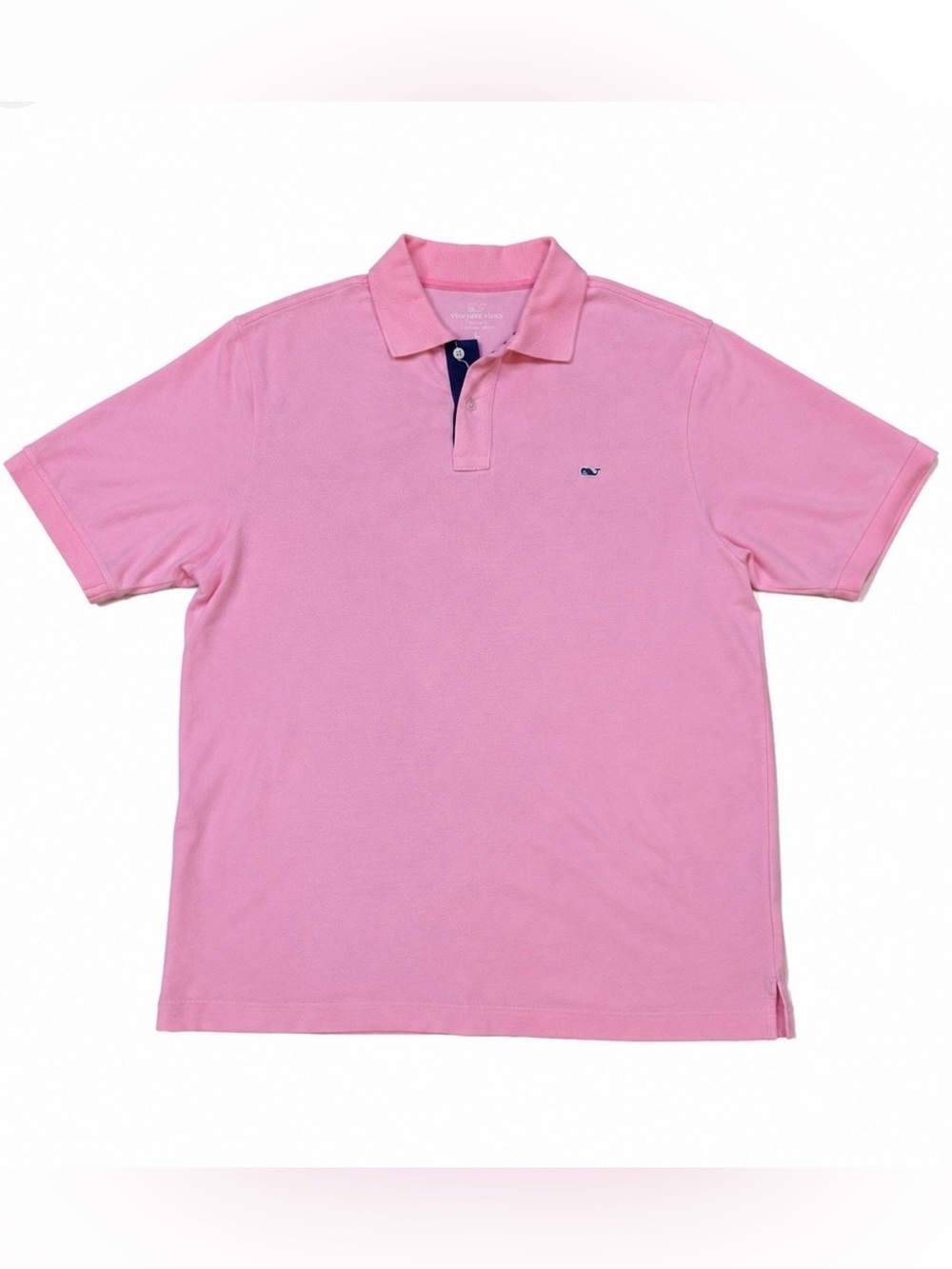 Vineyard Vines Men’s Pink Classic Fit Polo Shirt Large NICE